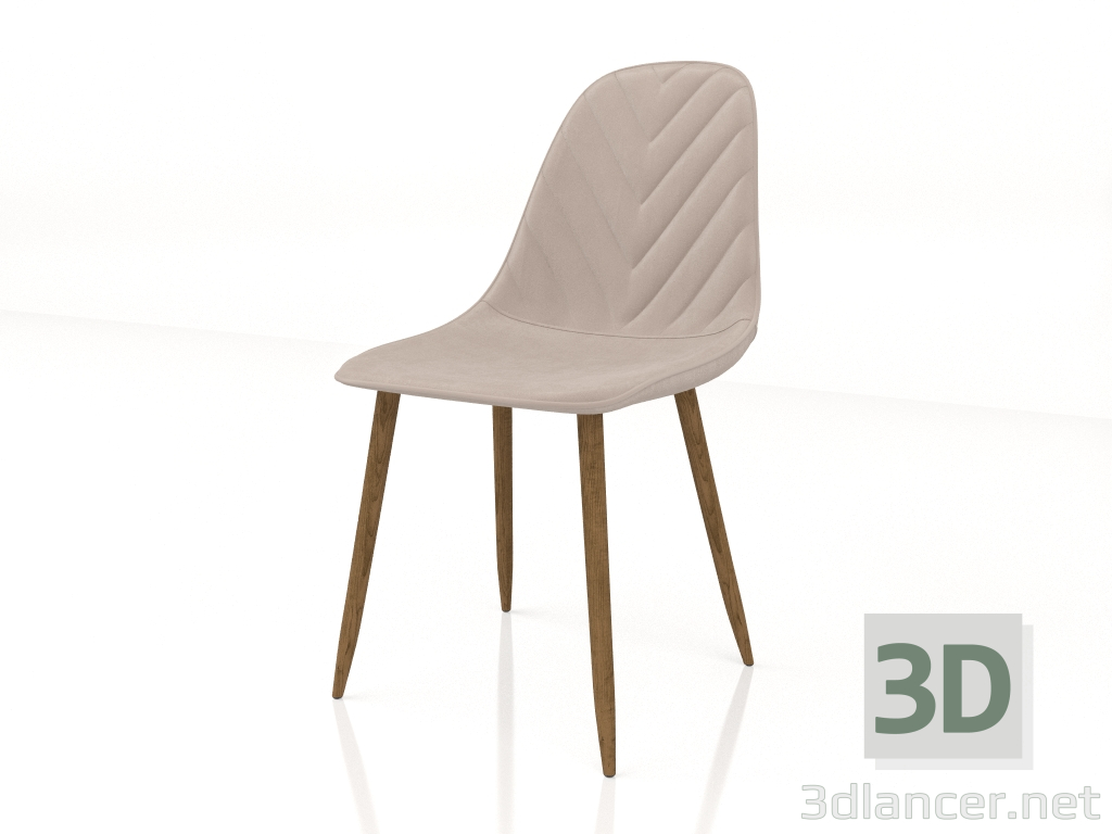 3d model Silla Lars (beige) - vista previa