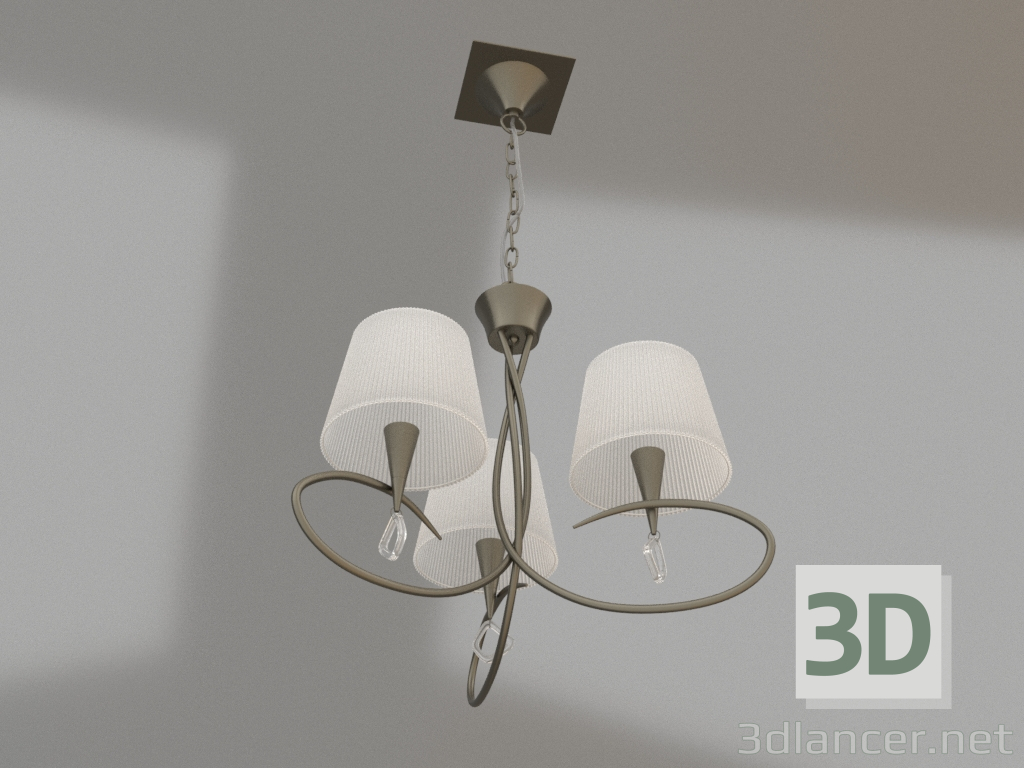 Modelo 3d Lustre suspenso (1620) - preview