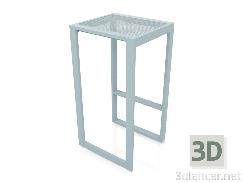 3D Modell Hoher Hocker (Blaugrau) - Vorschau