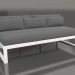 3D Modell Modulares Sofa, Abschnitt 4 (Weiß) - Vorschau