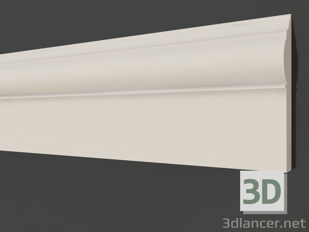 3d model Plaster molding LG 060 (95x20) - preview