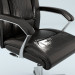 3d Leather Office Chair model buy - render