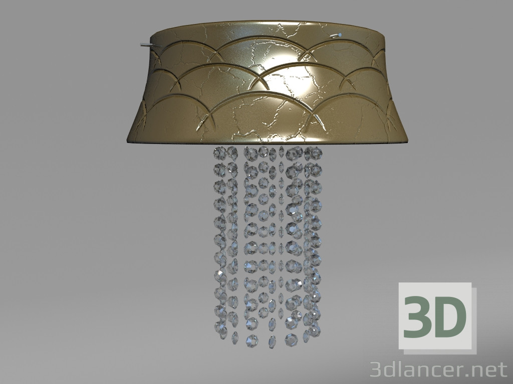 3d model Lamp Ceiling bergamo mx92902-1b - preview