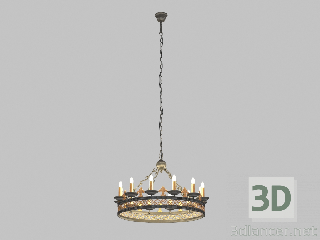 Modelo 3d Candelabro Morton (1340-12P) - preview