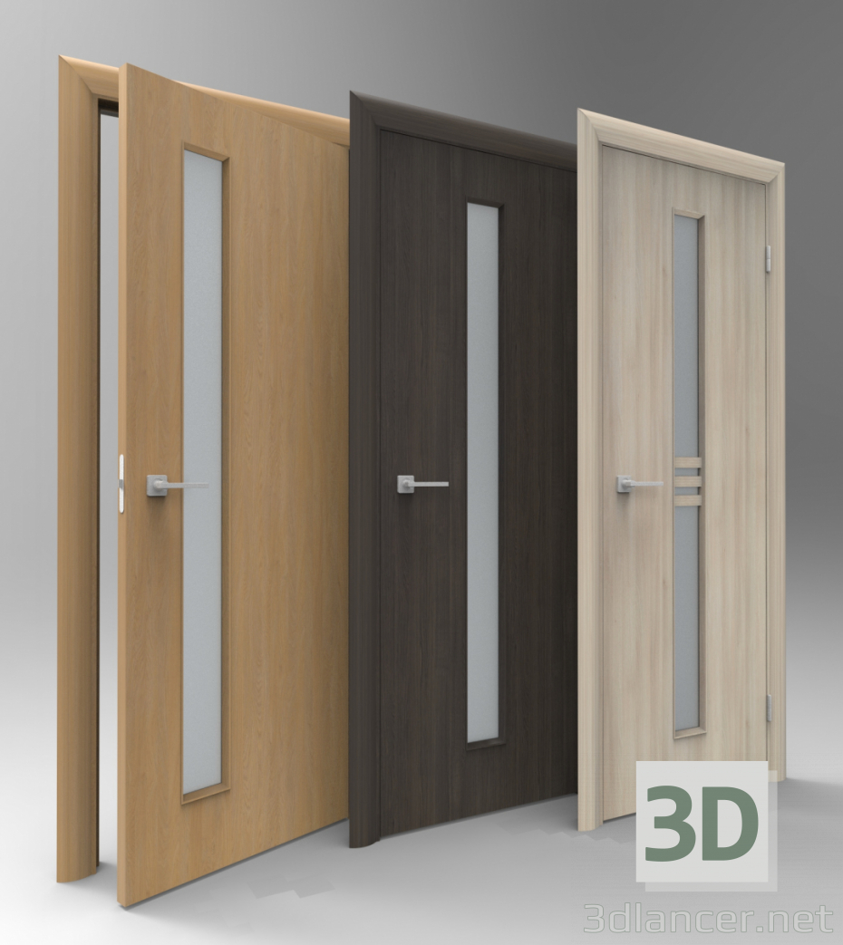 modello 3D porte - anteprima