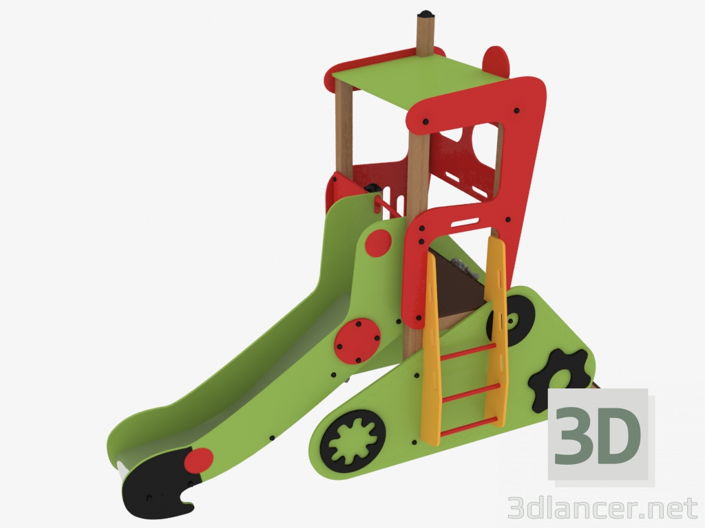 3d model Children's game complex Bulldozer (5120) - preview