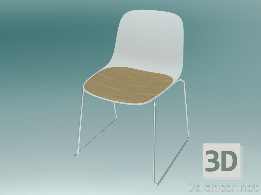 3D modeli Sandalye SEELA (ahşap döşeme ile S310, döşemesiz) - önizleme