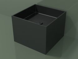 Lavabo sobre encimera (01UN22301, Deep Nocturne C38, L 48, P 48, H 36 cm)