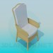 3d model Chair a soft seat - preview