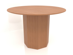 Mesa de comedor DT 11 (D=1100х750, madera roja)