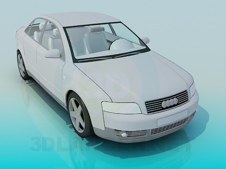 3D Modell Audi A4 - Vorschau