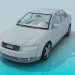 3D Modell Audi A4 - Vorschau