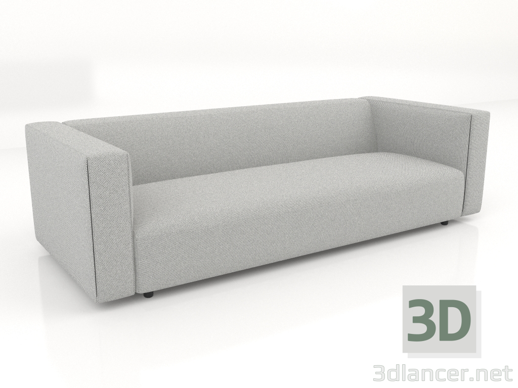 3D Modell 3-Sitzer-Sofa (XL) - Vorschau