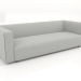 3d model 3-seater sofa (XL) - preview