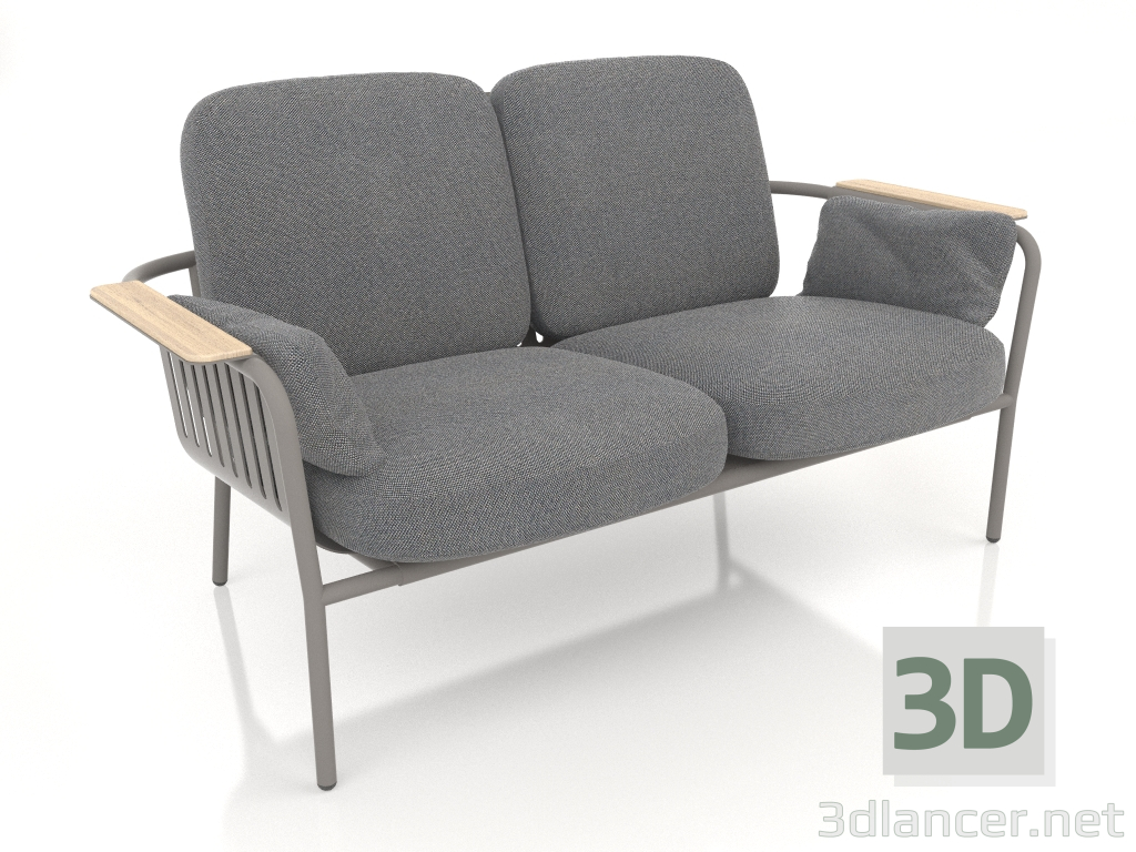 3d модель Диван 2 місний (Quartz grey) – превью