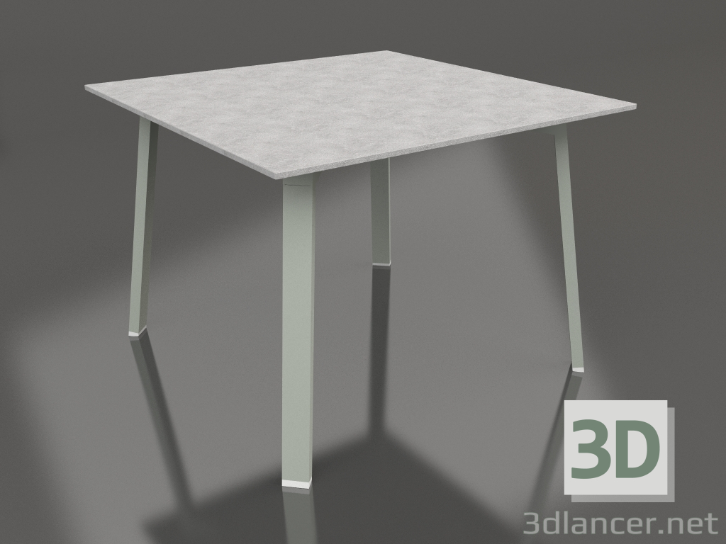 modèle 3D Table à manger 100 (Gris ciment, DEKTON) - preview