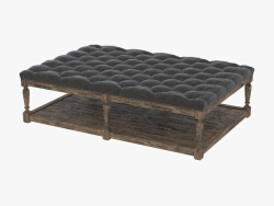 Оттоманка TUFTED LEATHER COFFEE OTTOMAN (7801.0003)