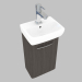 modello 3D Lavabo con mobile Nova Pro (M39002) - anteprima