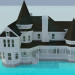 3d model Cottage - preview