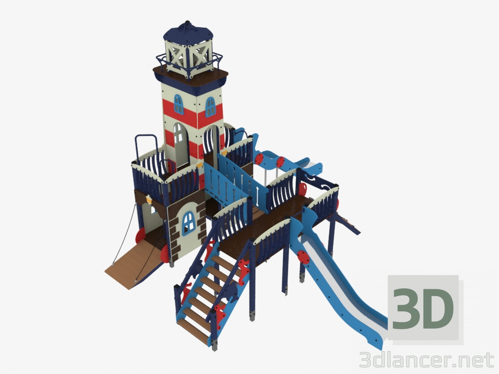 3d model Baliza para juegos infantiles (5121) - vista previa