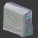 3d model PC - preview