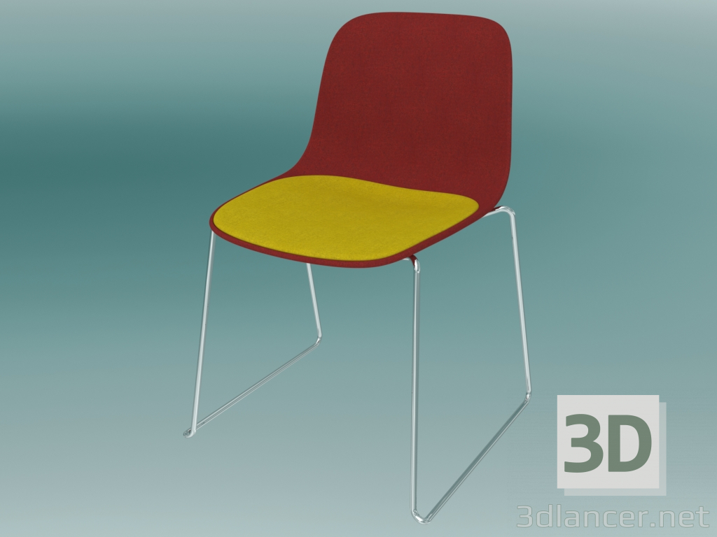 3D modeli Sandalye SEELA (dolgulu S310) - önizleme