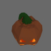 modello 3D di Zucca di Halloween comprare - rendering