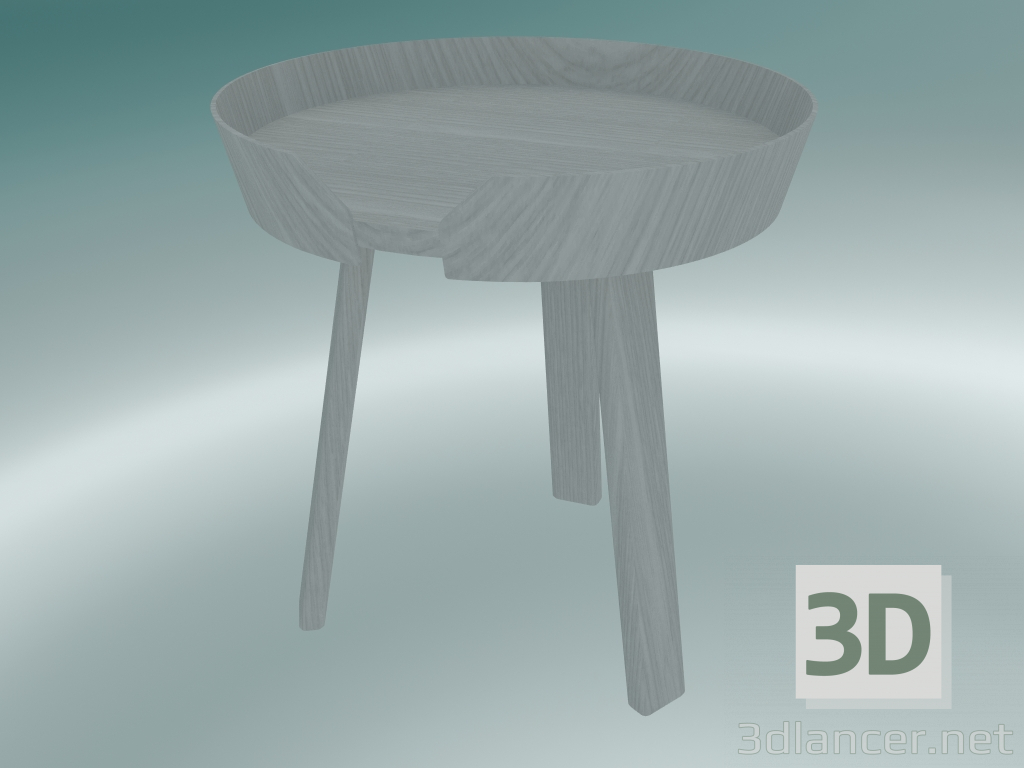 Modelo 3d Mesa de centro Around (Pequena, Cinza) - preview