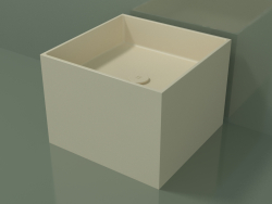 Lavabo da appoggio (01UN22301, Bone C39, L 48, P 48, H 36 cm)