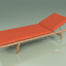 modello 3D Chaise longue 008 (Teak) - anteprima