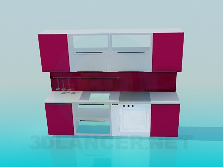 modèle 3D Petite cuisine - preview