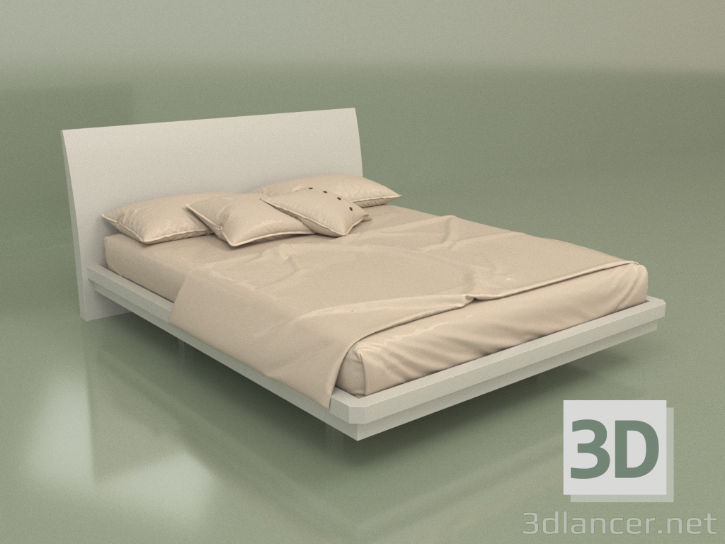 Modelo 3d Cama de casal Mn 2016 (Ash) - preview