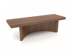 Banc BK (1200x400x350, bois brun clair)