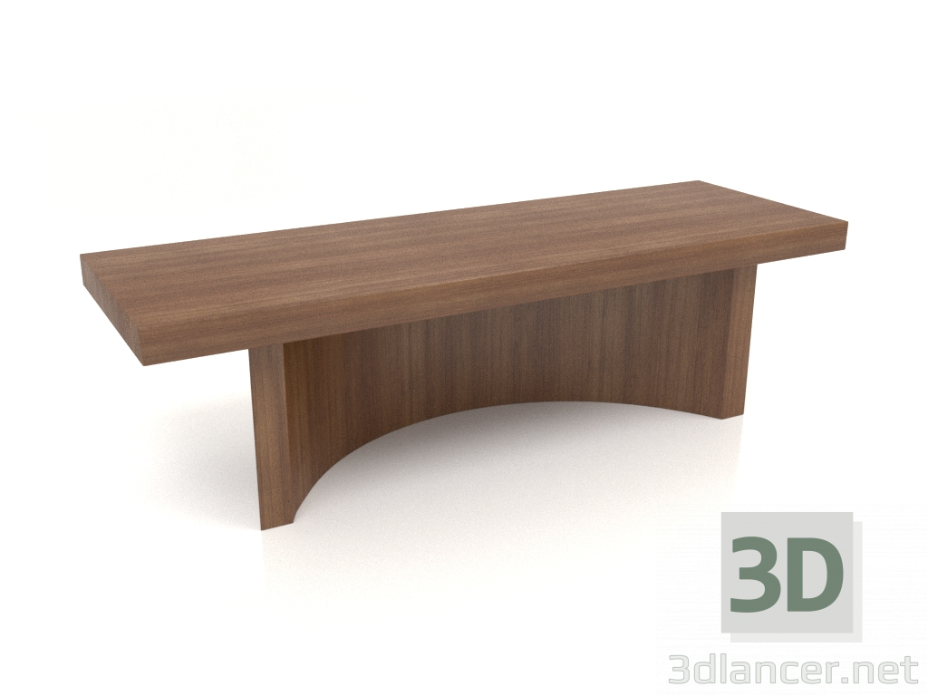 3D Modell Bank BK (1200x400x350, Holz braun hell) - Vorschau