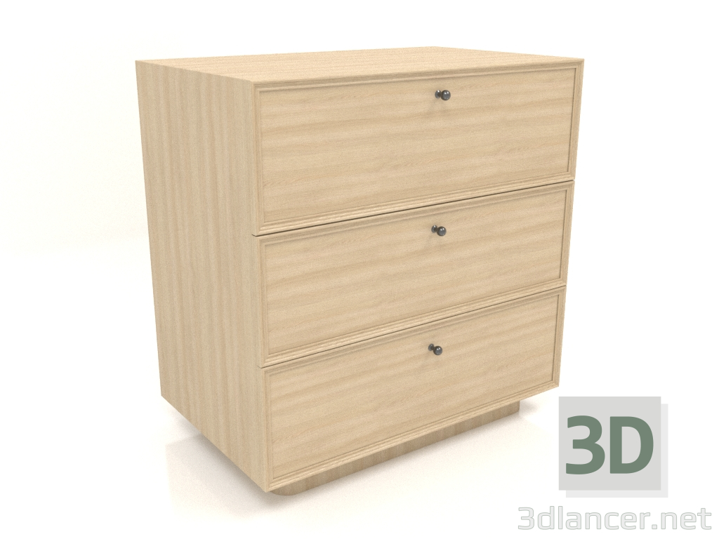 3d модель Комод TM 15 (803х505х834, wood white) – превью