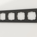 3d model Frame for 4 posts Platinum (black aluminum) - preview