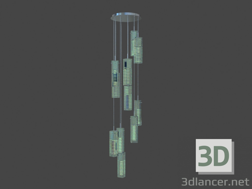 3d модель Люстра bar md 109003-11b – превью