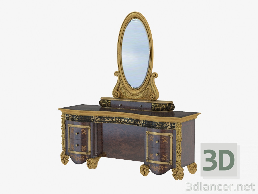 3d model Dressing table in classic style 1580S - preview