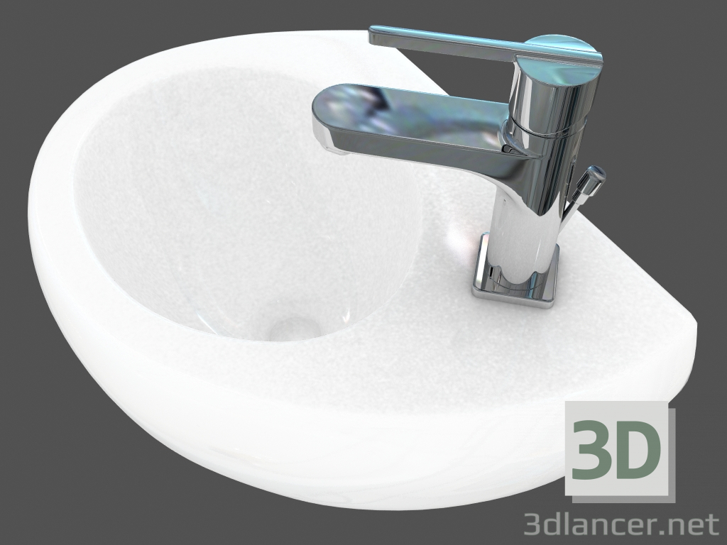 3D modeli Lavabo Ovum (L42148) - önizleme