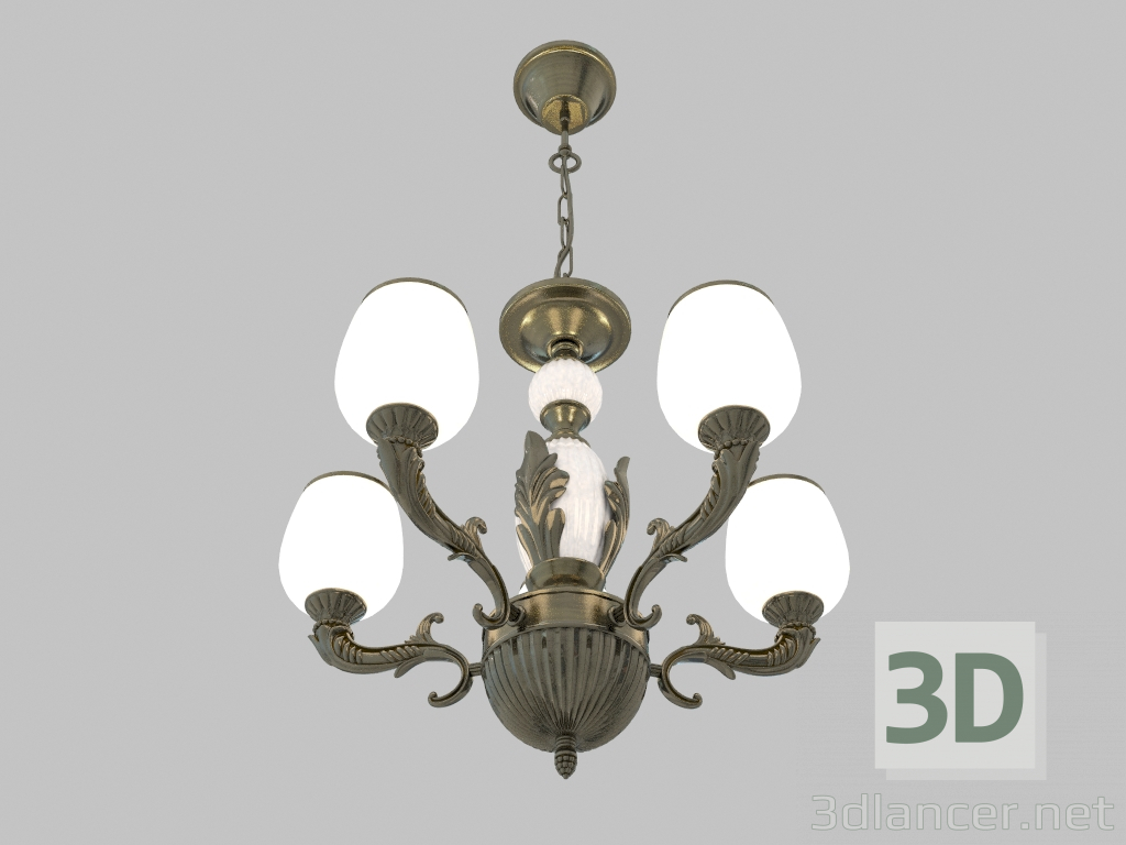 modello 3D Fixture (Chandelier) Kerro (3223 5) - anteprima