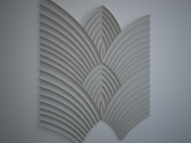 Alas de Phoenix, panel de pared 3d