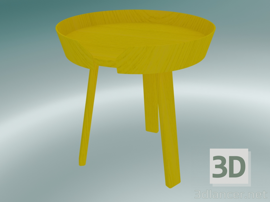 Modelo 3d Mesa de centro Around (Pequena, Amarela) - preview