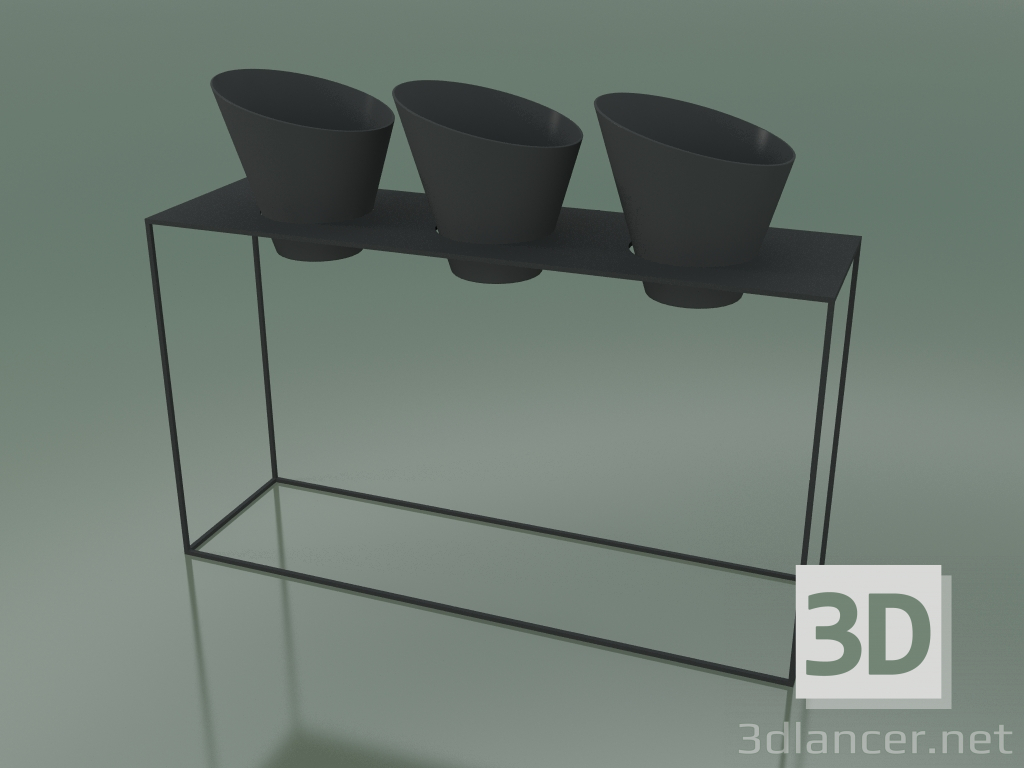 3d model Florero Tulipán (D181X355) - vista previa