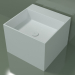 modello 3D Lavabo da appoggio (01UN22302, Glacier White C01, L 48, P 48, H 36 cm) - anteprima