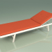 3d model Chaise lounge 008 (teca de color blanco resistente a la intemperie) - vista previa