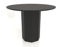 Mesa de comedor DT 11 (D=1000х750, madera negra)