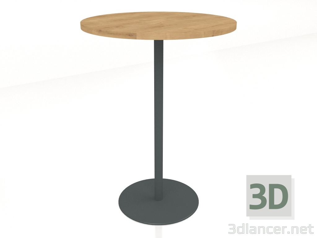 modello 3D Tavolo bar Tack PS80 (800x800) - anteprima