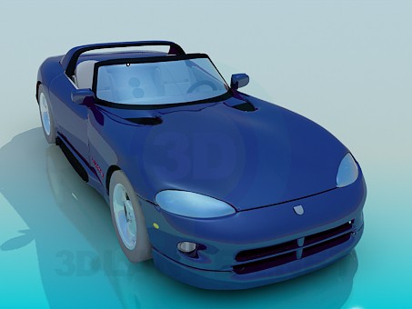 3d model Dodge Viper - vista previa