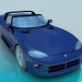 3d model Dodge Viper - vista previa