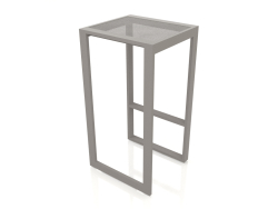 Tabouret haut (Gris quartz)